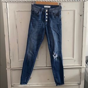 Kancan Distressed Skinny Jeans